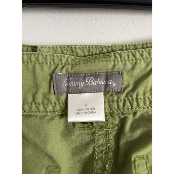 Tommy Bahama‎ Womens Shorts Size Small 4 Green Cotton Coastal Tropical Beach - Picture 2 of 5